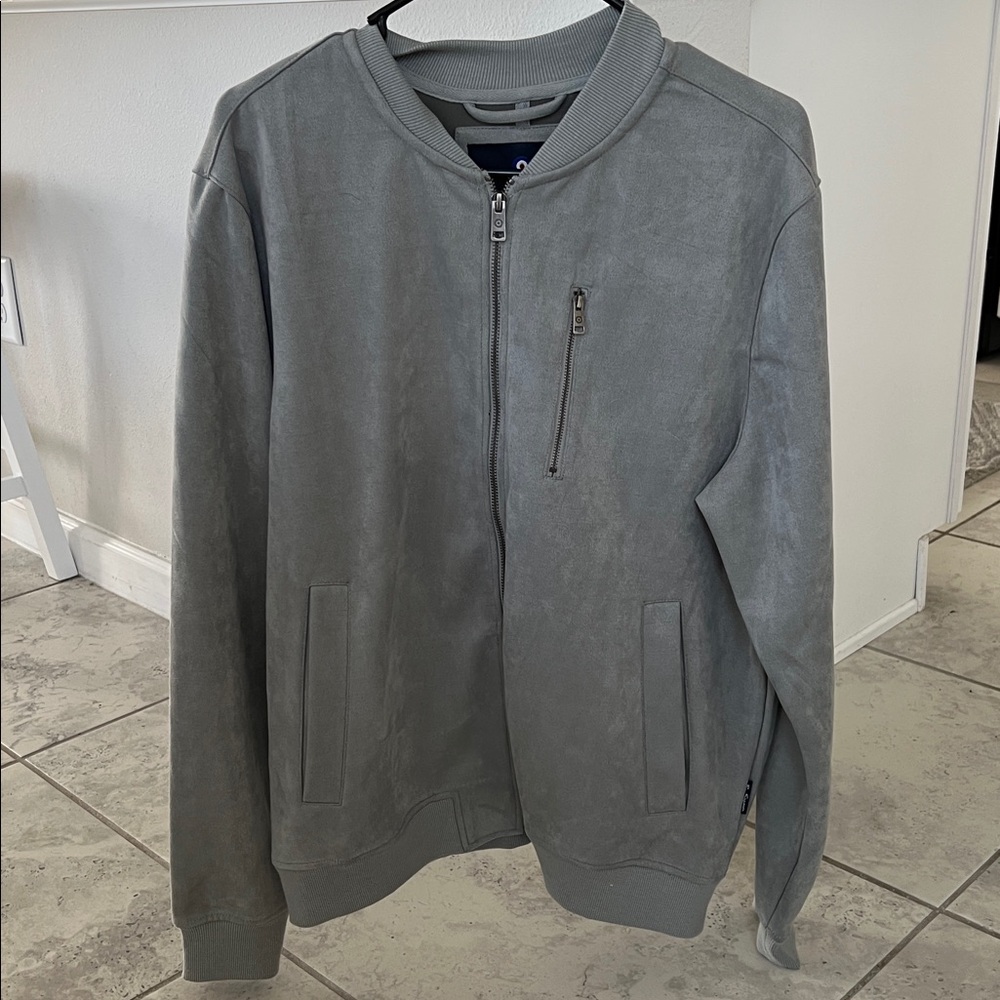 Ben Sherman Light Gray Bomber Jacket
